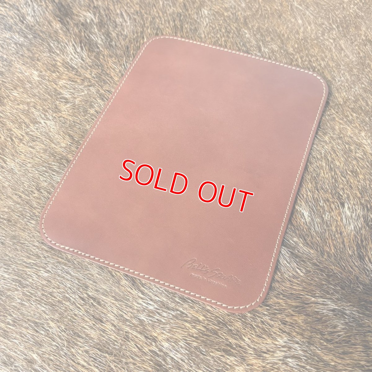 画像1: 【アウトレット】レザーマウスパッド（展示品・長期在庫品） (1)
