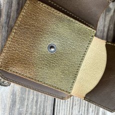 画像7: 【アウトレット最大30%OFF】ジビエ鹿革（ハードタイプ） スタンダード折財布 (7)