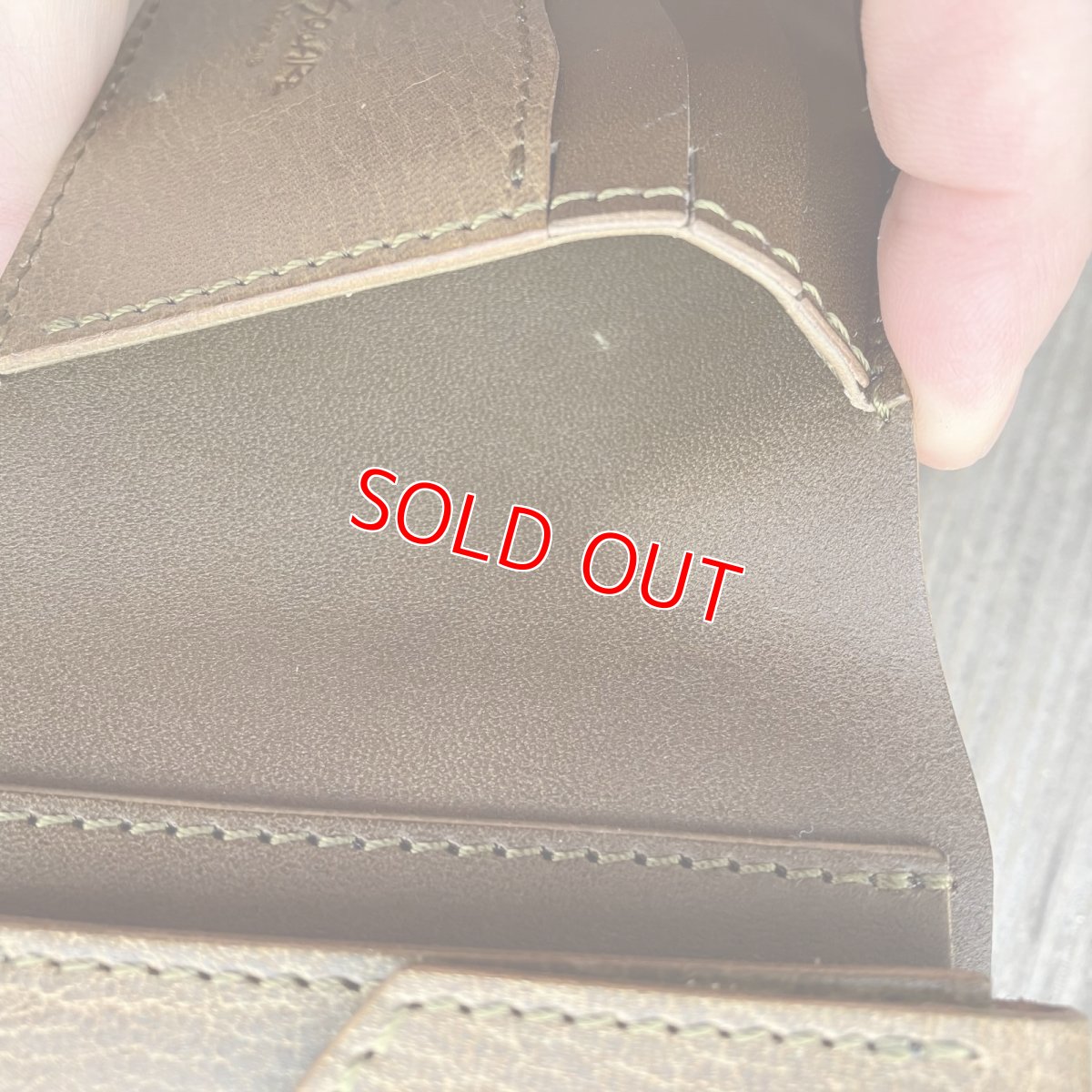 画像8: 【アウトレット最大30%OFF】ジビエ鹿革（ハードタイプ） スタンダード折財布 (8)