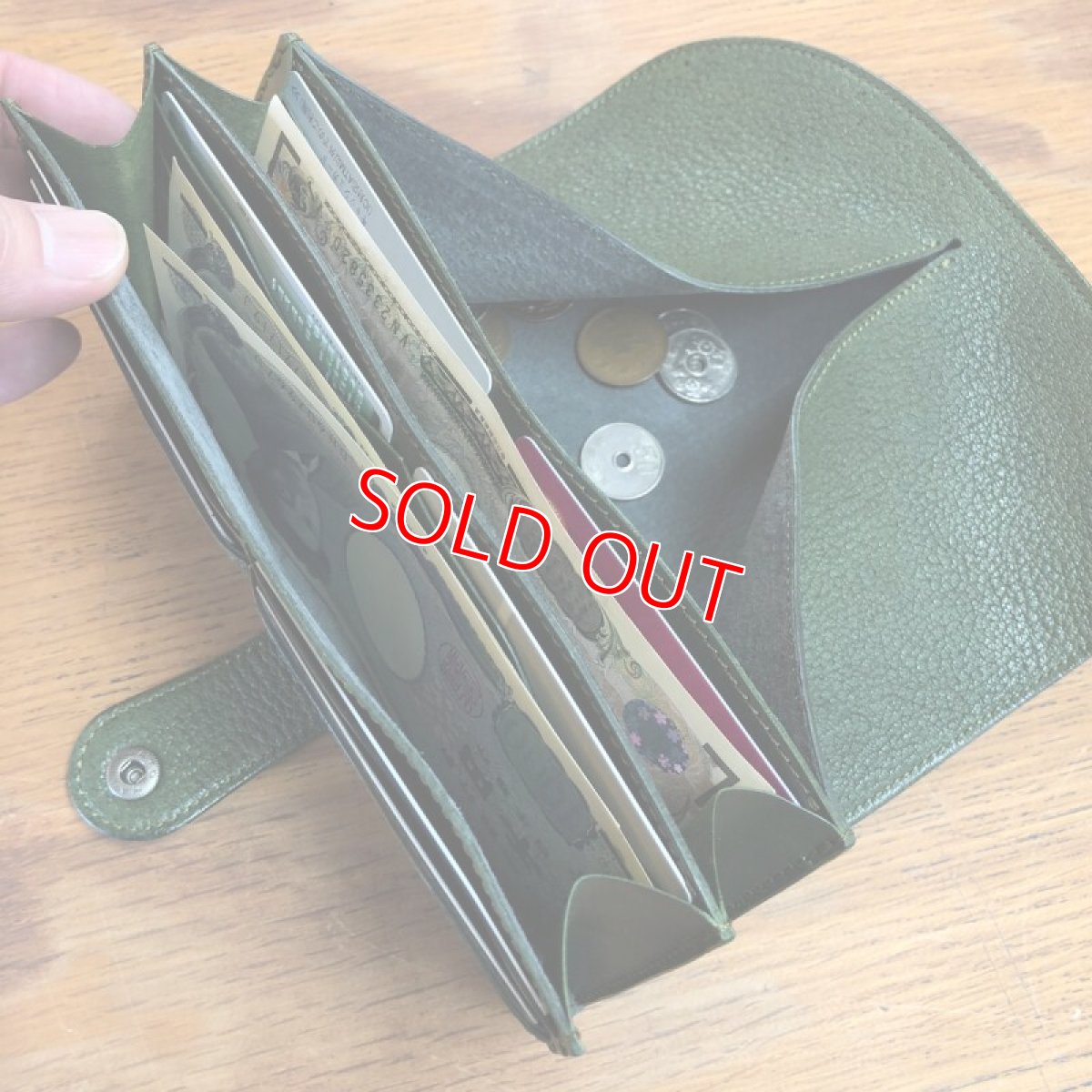 画像18: 【広島ジビエレザー】職人が作るオーダーメイド天然鹿革財布★ギャルソンタイプ長財布　カラーオーダー受付中 (18)