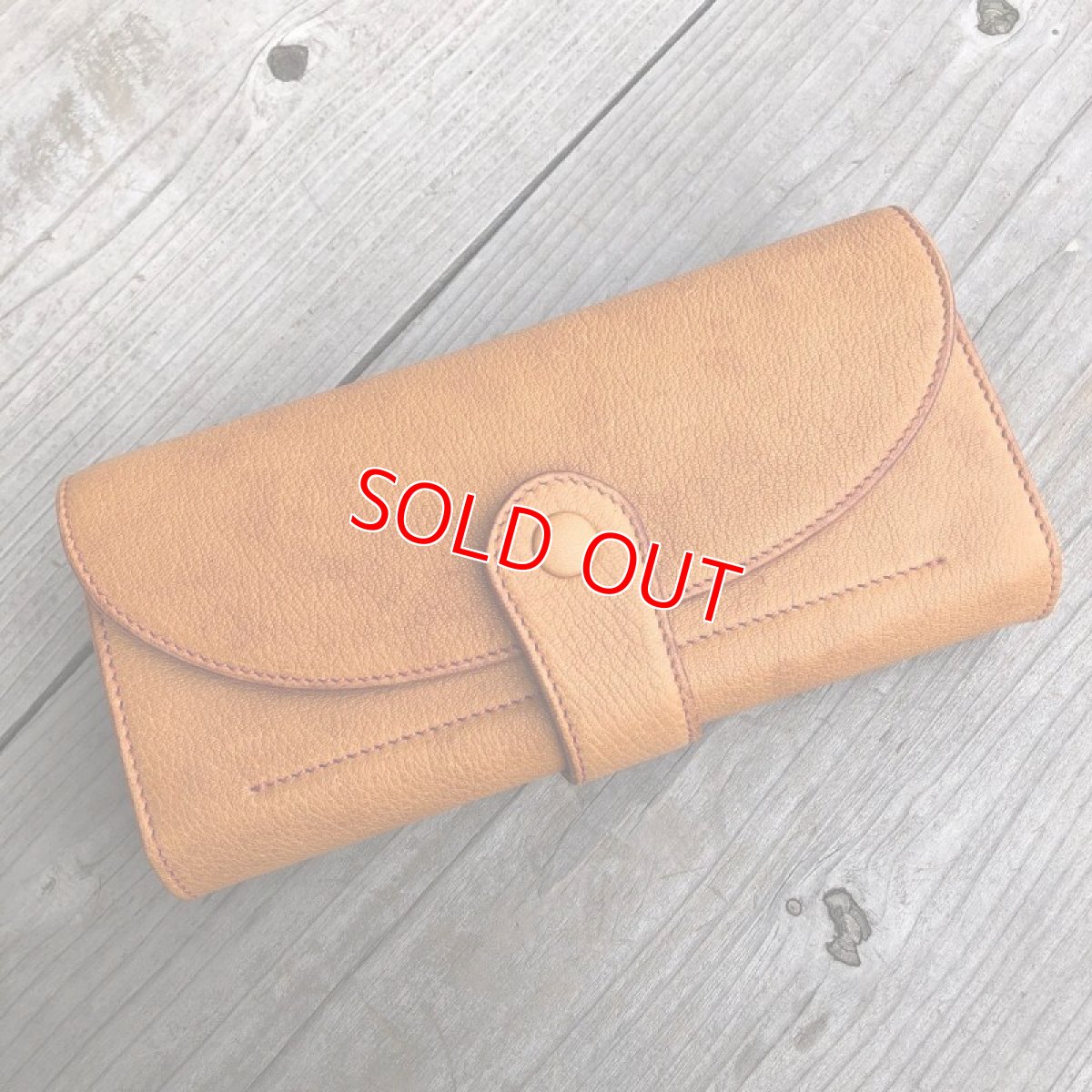 画像2: 【広島ジビエレザー】職人が作るオーダーメイド天然鹿革財布★ギャルソンタイプ長財布　カラーオーダー受付中 (2)