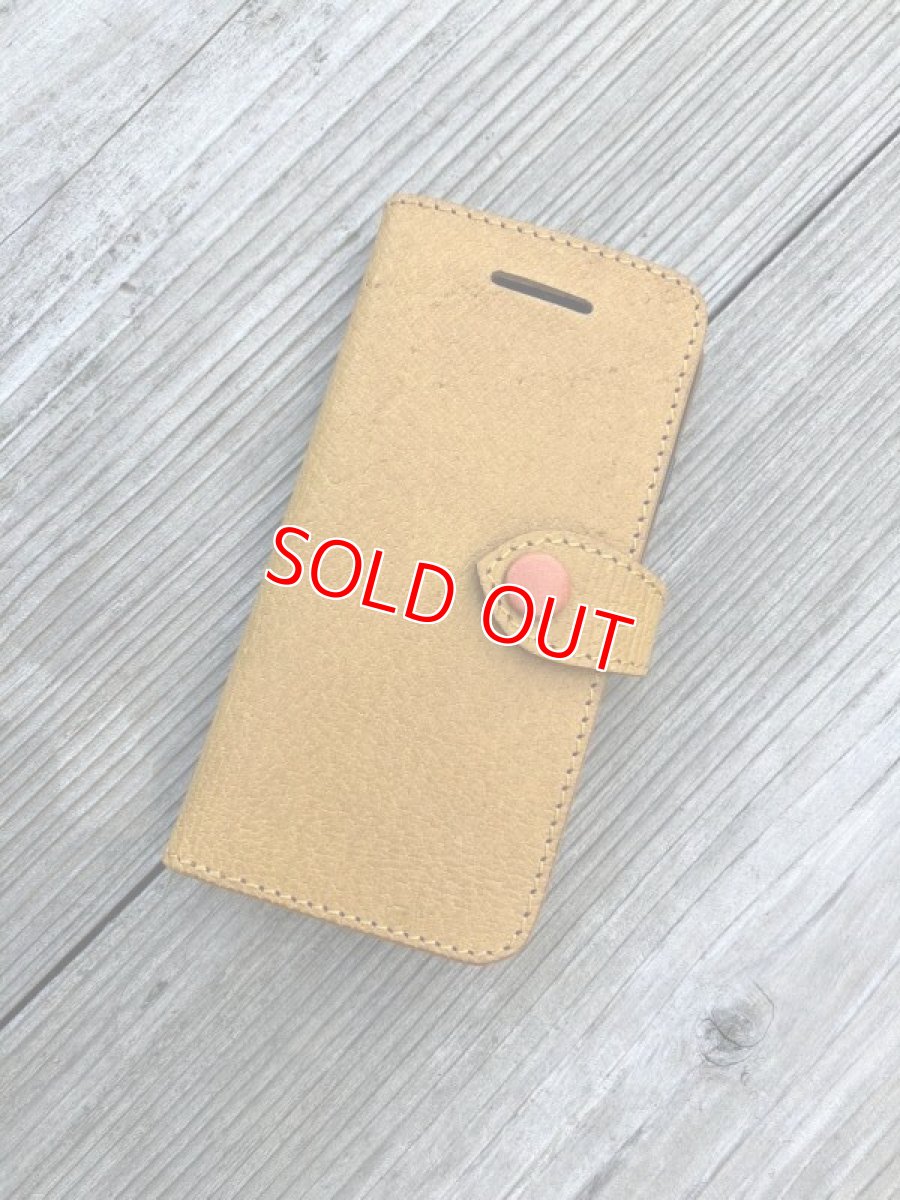 画像9: 広島ジビエレザー★猪革★ブックタイプスマホケース　各機種に合わせておつくりします (9)