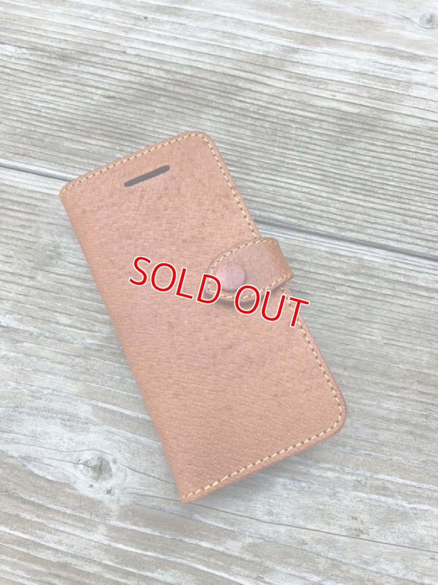 画像11: 広島ジビエレザー★猪革★ブックタイプスマホケース　各機種に合わせておつくりします (11)