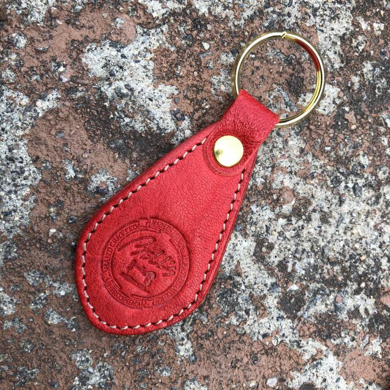 Bell S Square ベルズスクエア 広島ジビエレザー 手触りが最高のジビエ鹿革キーホルダー オーバル