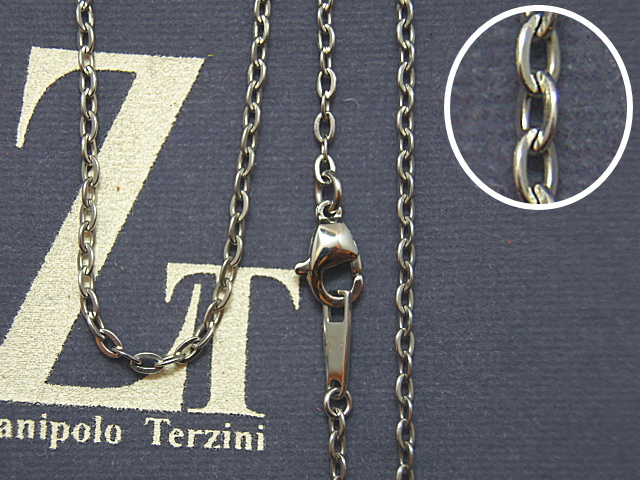 画像1: Zanipolo Terzini【ザニポロタルツィーニ】ステンレスチェーン　カット小豆タイプ (1)