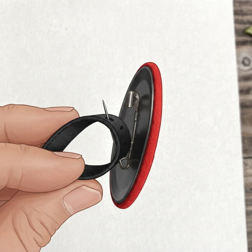 缶バッジつける君の取り付け方 STEP2